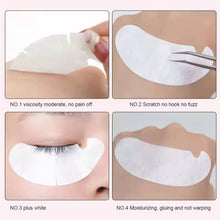 Load image into Gallery viewer, U-shaped Eye Patch Graft Eyelash Eye Patch Remove Eyelash Pad Soft Comfortable Eyelash Extension Patches Eyelash Tools