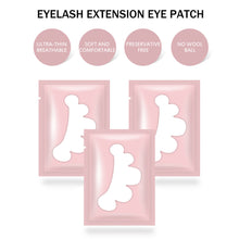 Load image into Gallery viewer, 50pairs Cloud-shaped Eye Patches Comfortable Breathable Eyelash Extension Patches Graft Eyelash Eye Patches Remove Eyelash Pads