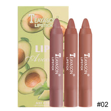 Load image into Gallery viewer, 3pcs/set Mist Velvet Matte Lipstick Nude Non-fading Long Lasting Matte Lipstick Lip Makeup Cosmetics