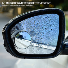 Load image into Gallery viewer, 2Pcs Car Auxiliary Rearview Mirror 360 Degree Rotating Wide-angle Round Frame Blind Spot Mirror Suction Cup Mount