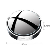 Load image into Gallery viewer, 2Pcs Car Auxiliary Rearview Mirror 360 Degree Rotating Wide-angle Round Frame Blind Spot Mirror Suction Cup Mount