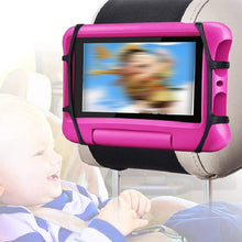 Load image into Gallery viewer, Universal Adjustable Car Headrest Mount Holder Stretchable Silicone Cover Bracket Seat Compatible For Ipad Tablets Phone