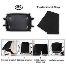Load image into Gallery viewer, Universal Adjustable Car Headrest Mount Holder Stretchable Silicone Cover Bracket Seat Compatible For Ipad Tablets Phone
