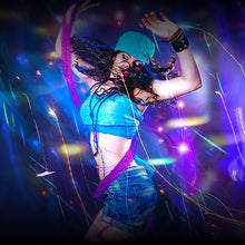 Load image into Gallery viewer, LED Fiber Optic Whip Dancing Whips Battery Powered Glowing Whip Sparkle Flow Light-up Whip Lighting Show For Party