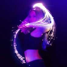 Load image into Gallery viewer, LED Fiber Optic Whip Dancing Whips USB Rechargeable Glowing Whip Sparkle Flow Light-up Whip Lighting Show For Party