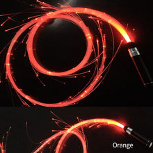 Load image into Gallery viewer, LED Fiber Optic Whip Dancing Whips USB Rechargeable Glowing Whip Sparkle Flow Light-up Whip Lighting Show For Party