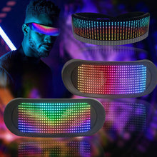Load image into Gallery viewer, RGB Light Up LED Glasses Bluetooth APP Control Shining Glasses Carnival Costume Neon Glow Party Halloween Christmas Gift