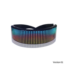 Load image into Gallery viewer, RGB Light Up LED Glasses Bluetooth APP Control Shining Glasses Carnival Costume Neon Glow Party Halloween Christmas Gift