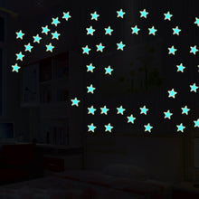 Load image into Gallery viewer, Luminous Butterfly Bear Snowflake Dolphin Wall Stickers Glow In The Dark Decal for Kids Baby Room Bedroom Christmas Home Decoration