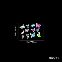 Load image into Gallery viewer, Luminous Butterfly Bear Snowflake Dolphin Wall Stickers Glow In The Dark Decal for Kids Baby Room Bedroom Christmas Home Decoration