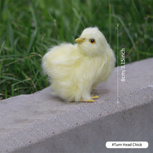 Load image into Gallery viewer, Simulation Chick Rabbit Plush Toy Children Cognition Chicken Model Figurine Realistic Furry Animal Doll Chicken Easter Gift Kids