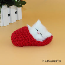 Load image into Gallery viewer, Simulation Mini Cat Cute Plush Cats with Sound Children Birthday Gifts Creative Imitation Cat Ornaments Home Decoration Supplies