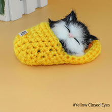Load image into Gallery viewer, Simulation Mini Cat Cute Plush Cats with Sound Children Birthday Gifts Creative Imitation Cat Ornaments Home Decoration Supplies