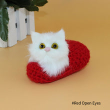 Load image into Gallery viewer, Simulation Mini Cat Cute Plush Cats with Sound Children Birthday Gifts Creative Imitation Cat Ornaments Home Decoration Supplies