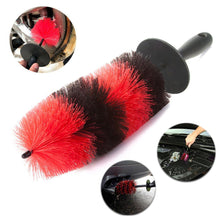Load image into Gallery viewer, Multifunction Dual Color Car Wheel Brush Tire Rim Detailing Brush Car Wheel Wash Cleaning Plastic Handle Auto Washing Tools