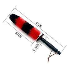 Load image into Gallery viewer, Multifunction Dual Color Car Wheel Brush Tire Rim Detailing Brush Car Wheel Wash Cleaning Plastic Handle Auto Washing Tools