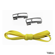 Load image into Gallery viewer, 6MM No Tie Shoe Laces Press Lock Shoelaces Magnetic Shoelace Without Ties Elastic Laces Sneaker Kids Adult Widened Flat Shoelace For Shoes