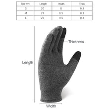 Load image into Gallery viewer, 1Pair Arthritis Gloves Rheumatoid Magnetic Therapy Glove Winter Gloves Thermal Touch Screen Thermal Windproof Warm Gloves