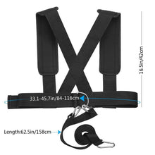 Load image into Gallery viewer, Fitness Equipment Shoulder Harness Pull Sled Drag Speed Weight Training Workout Strap Weight Muscle Resistance Training Sport Accessories