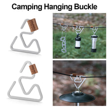 Load image into Gallery viewer, Outdoor Tactical Gloves Climbing Rope Anti-lost Camping Hanging Buckle Triangle Hanger Hook Work Gloves Safety Clip