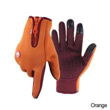 Load image into Gallery viewer, Outdoor Waterproof Gloves Winter Touch Screen Ski Gloves Men's and women's Wind-proof Cycling Gloves