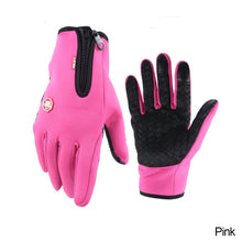 Load image into Gallery viewer, Outdoor Waterproof Gloves Winter Touch Screen Ski Gloves Men's and women's Wind-proof Cycling Gloves