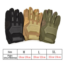 Load image into Gallery viewer, Tactical Army Military Gloves Outdoor Impact Protection Touch Screen Glove for Men Women Cycling Hunting Combat Training Gloves