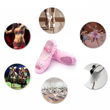 Load image into Gallery viewer, Girls Embroidered Cartoon Crown Ballet Shoes Kids Dance Slippers Professional Soft Sole Girls Female Ballet Yoga Gym Dance Shoes
