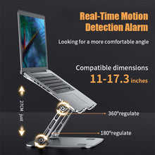Load image into Gallery viewer, Laptop Stand Adjustable Aluminum Alloy Notebook Tablet Stand Up to 17 Inch Laptop Portable Fold Holder Cooling Bracket Support