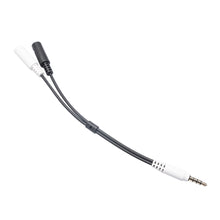 Load image into Gallery viewer, 3.5mm One Point Two Headphone Microphone Splitter Ctia Standard Connection Audio Cable 20cm