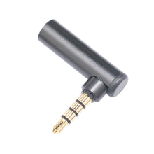 Load image into Gallery viewer, Aluminum Alloy Shell Gold-plated Plug 3.5mm Male To Female Trrs Four-pole 90 Degree Mobile Phone Computer Adapter