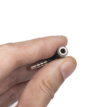 Load image into Gallery viewer, Aluminum Alloy Shell Gold-plated Plug 3.5mm Male To Female Trrs Four-pole 90 Degree Mobile Phone Computer Adapter