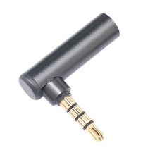 Load image into Gallery viewer, Aluminum Alloy Shell Gold-plated Plug 3.5mm Male To Female Trrs Four-pole 90 Degree Mobile Phone Computer Adapter