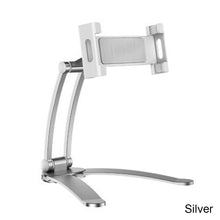 Load image into Gallery viewer, Multifunctional Desktop Aluminum Alloy Mobile Phone Tablet Bracket Chase Drama Brush Video Online Class Universal Lazy Wall Bracket