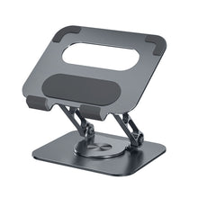 Load image into Gallery viewer, 360-degree Rotating Lift Desktop Folding Bracket Aluminum Alloy Flat Bracket Online Class Live Painting Bracket