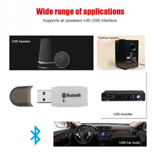 Load image into Gallery viewer, Bluetooth 5.0 Adapter USB For Computer PC Bluetooth Speaker Music Receiver USB Bluetooth Adapter Handsfree Car Kit