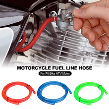 Load image into Gallery viewer, 1M Motorcycle Colorful Petrol Fuel Line Hose High Temperature Resistant Petrol Pipe Rubber Fuel Line Hose Tube For Pit Bike ATV Motor