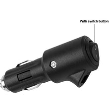 Load image into Gallery viewer, 15A 12V/24V Car Cigarette Lighter Plug Socket Converter Accessories With LED Indicator Light & Switch