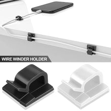 Load image into Gallery viewer, 10Pcs Car Cable Organizer Clips Wire Winder Holder Earphone Mouse Cord Clip Protector USB Cable Management Clips Wire Manager
