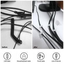 Load image into Gallery viewer, 10Pcs Car Cable Organizer Clips Wire Winder Holder Earphone Mouse Cord Clip Protector USB Cable Management Clips Wire Manager