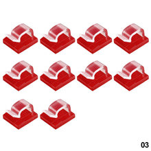 Load image into Gallery viewer, 10Pcs Car Cable Organizer Clips Wire Winder Holder Earphone Mouse Cord Clip Protector USB Cable Management Clips Wire Manager