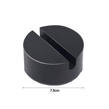Load image into Gallery viewer, Universal Portable Car Lift Jack Stand Rubber Pads Black Rubber Slotted Floor Jack Pad Frame Rail Adapter