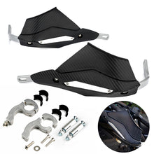 Load image into Gallery viewer, Carbon Fibre Pair Motorcycle Hand Handlebar Handle Bar Guards Handguard For Motocross Dirt Bike Pit Bike Hand Guard