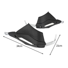 Load image into Gallery viewer, Carbon Fibre Pair Motorcycle Hand Handlebar Handle Bar Guards Handguard For Motocross Dirt Bike Pit Bike Hand Guard