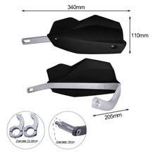 Load image into Gallery viewer, Pair Motorcycle Hand Handlebar Handle Bar Guards Handguard For Motocross Dirt Bike Pit Bike Hand Guard