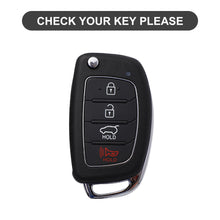 Load image into Gallery viewer, TPU Car Key Case Cover Shell for Hyundai Tucson Santa Fe Rena Sonata Elantra Creta Ix35 Ix45 I10 I30 I40 4 Button Key Case