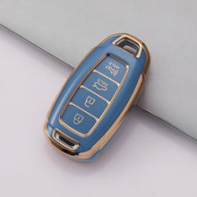 Load image into Gallery viewer, TPU Car Key Fob Case Key Fob Cover for Hyundai i30 Ix35 KONA Encino Solaris Azera Grandeur Ig Accent Santa Fe Palisade Keyless
