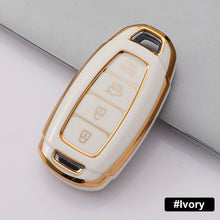 Load image into Gallery viewer, TPU Car Key Fob Case Key Fob Cover for Hyundai i30 Ix35 KONA Encino Solaris Azera Grandeur Ig Accent Santa Fe Palisade Keyless