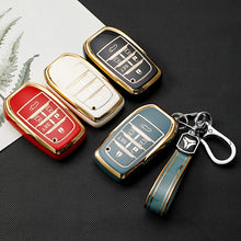 Load image into Gallery viewer, 6 Button Car Key Case For Toyota Alphard PREVIA Voxy Noah Esquire Vellfire Harrier Shell Fob Holder Car Key Cover Key Shell