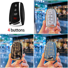 Load image into Gallery viewer, TPU Car Key Case Shell For Hyundai Santa Fe Sport Ix45 Equus Centennial Genesis G80 Grandeur Azera 2013-2016 Keyless Accessories